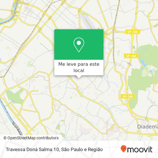 Travessa Doná Salma 10 mapa