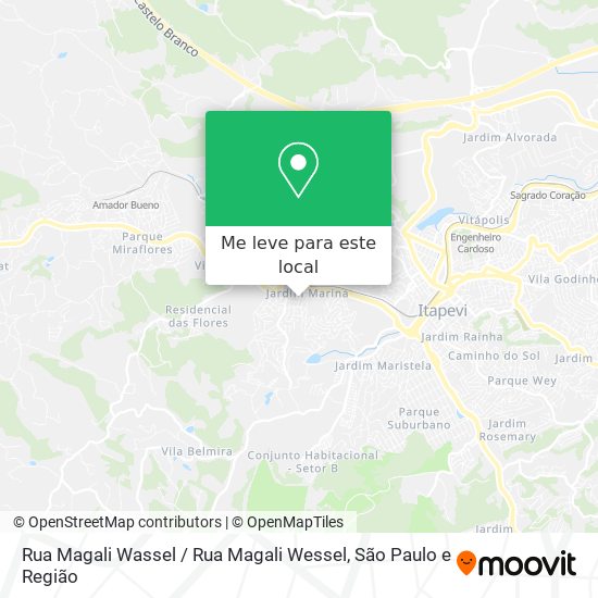 Rua Magali Wassel / Rua Magali Wessel mapa