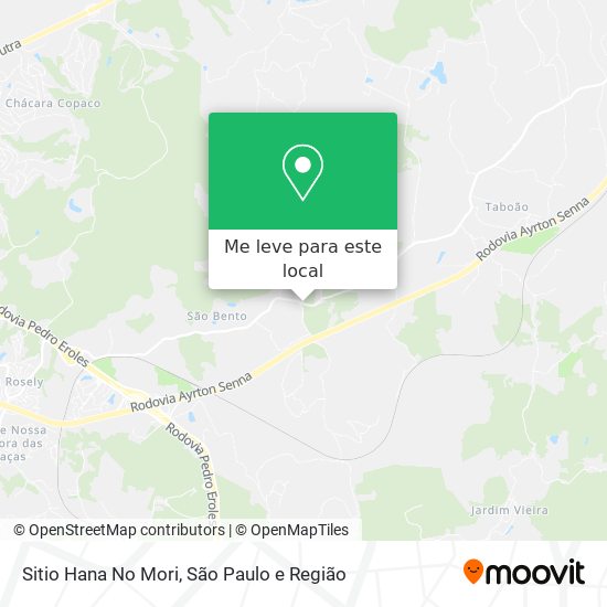 Sitio Hana No Mori mapa