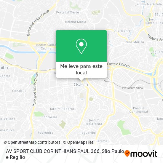 AV SPORT CLUB CORINTHIANS PAUL 366 mapa