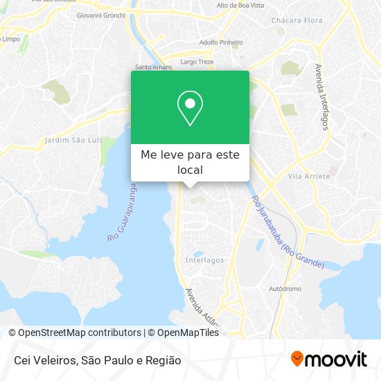 Cei Veleiros mapa
