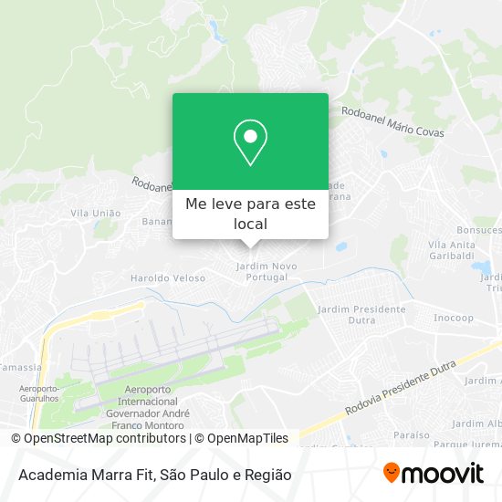 Academia Marra Fit mapa