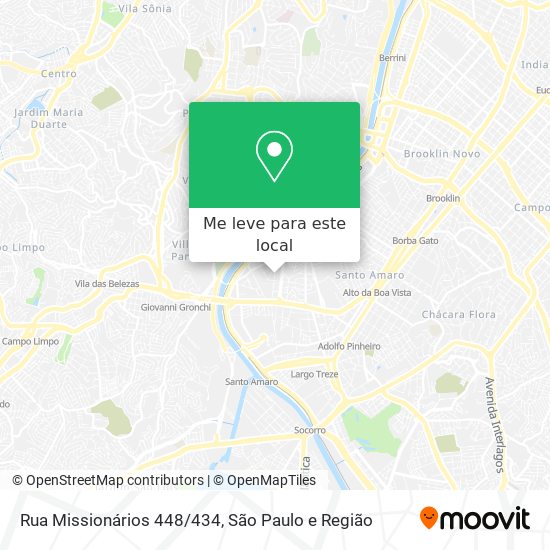 Rua Missionários 448/434 mapa