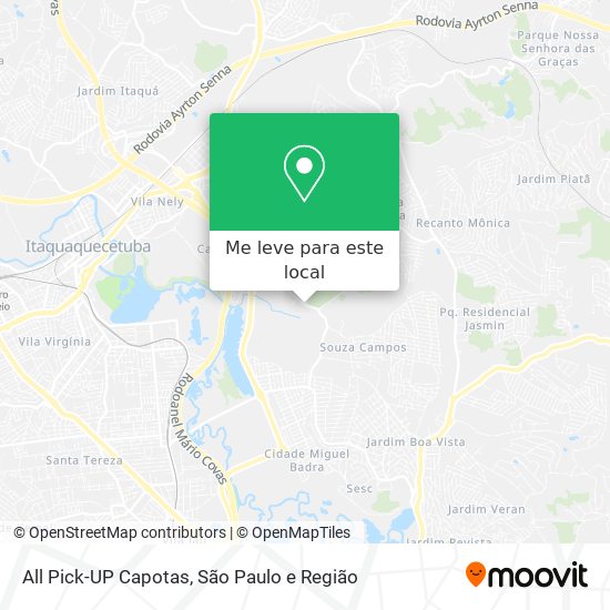 All Pick-UP Capotas mapa