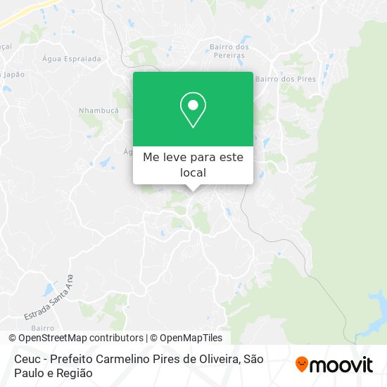 Ceuc - Prefeito Carmelino Pires de Oliveira mapa