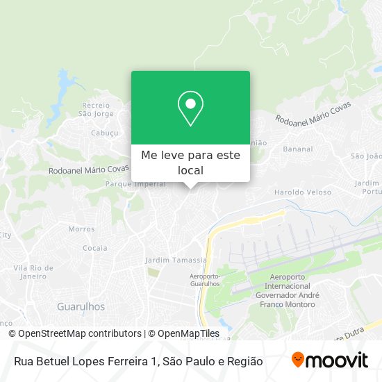 Rua Betuel Lopes Ferreira 1 mapa