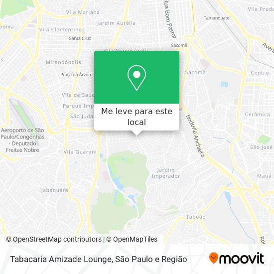 Tabacaria Amizade Lounge mapa