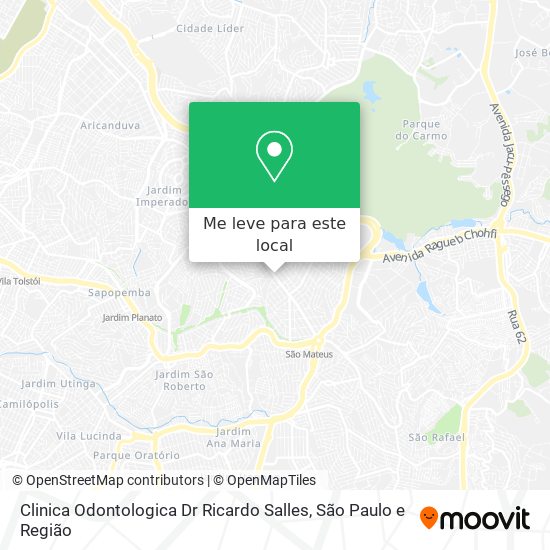 Clinica Odontologica Dr Ricardo Salles mapa