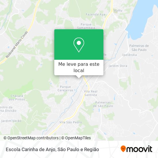 Escola Carinha de Anjo mapa
