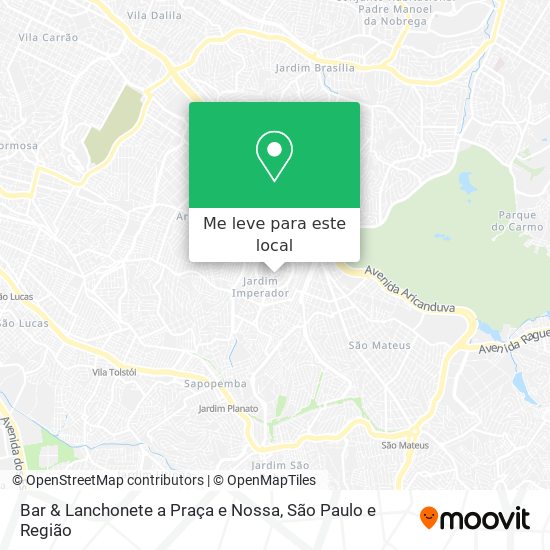 Bar & Lanchonete a Praça e Nossa mapa