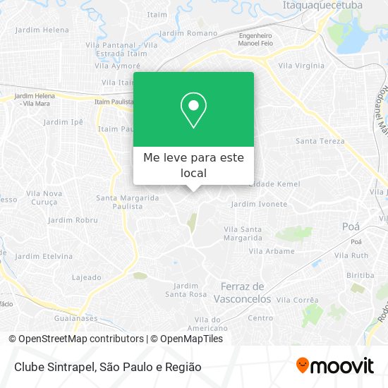 Clube Sintrapel mapa