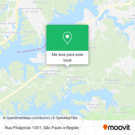 Rua Pitágoras 1001 mapa