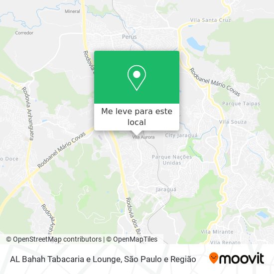 AL Bahah Tabacaria e Lounge mapa