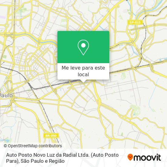 Auto Posto Novo Luz da Radial Ltda. (Auto Posto Para) mapa