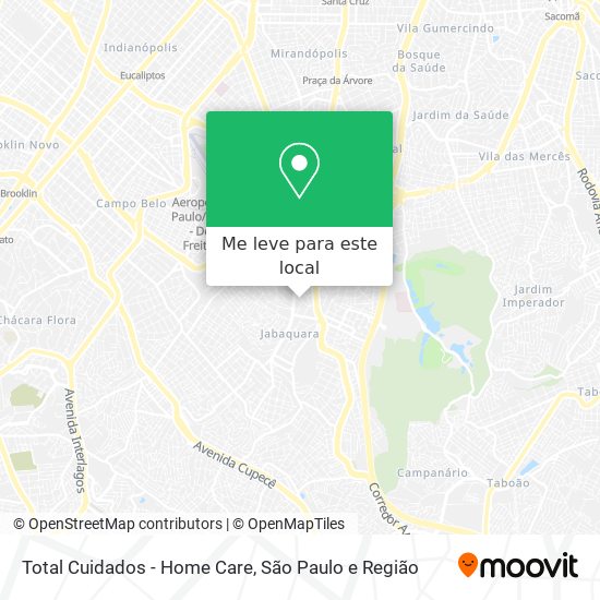 Total Cuidados - Home Care mapa