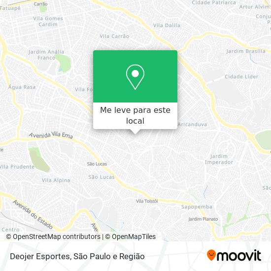 Deojer Esportes mapa