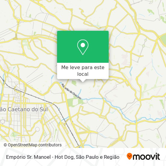 Empório Sr. Manoel - Hot Dog mapa