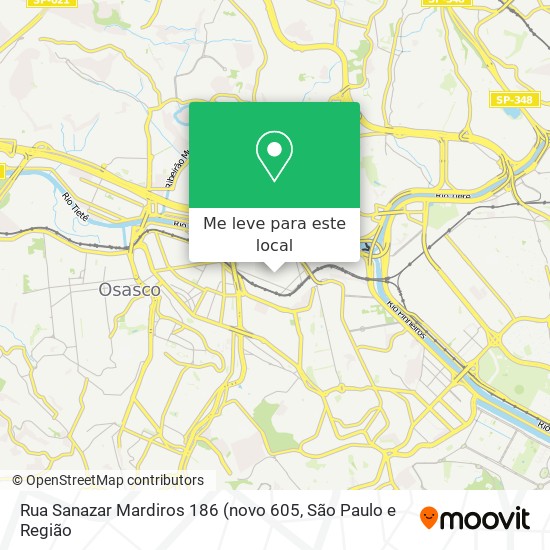 Rua Sanazar Mardiros 186 mapa