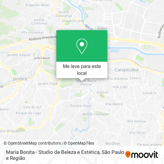 Maria Bonita - Studio de Beleza e Estética mapa