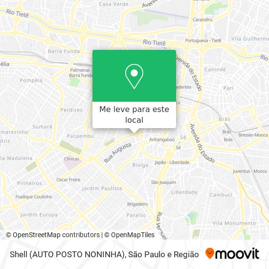 Shell (AUTO POSTO NONINHA) mapa