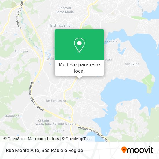 Rua Monte Alto mapa