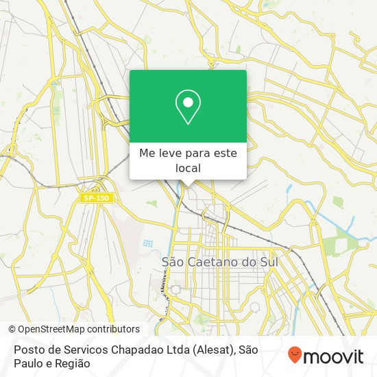 Posto de Servicos Chapadao Ltda (Alesat) mapa