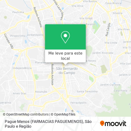 Pague Menos (FARMACIAS PAGUEMENOS) mapa
