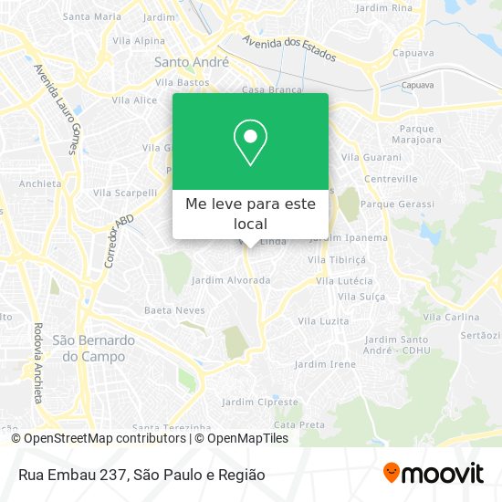 Rua Embau 237 mapa