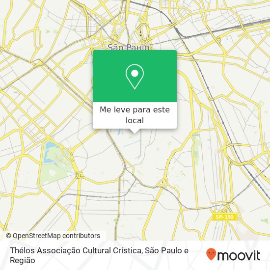 Thélos Associação Cultural Crística mapa