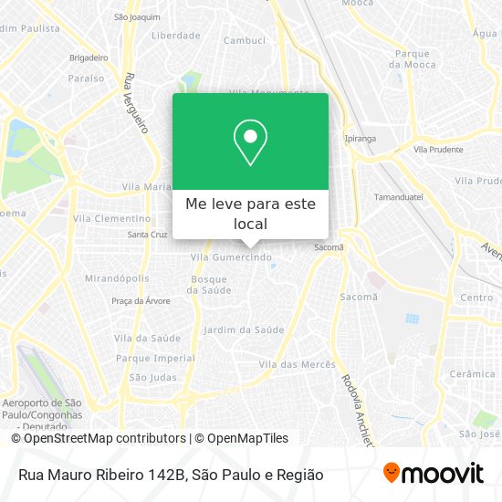 Rua Mauro Ribeiro 142B mapa