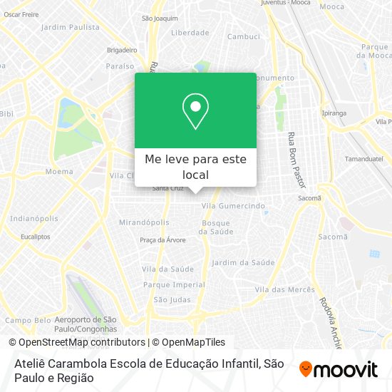 Ateliê Carambola Escola de Educação Infantil mapa