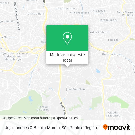 Juju Lanches & Bar do Márcio mapa
