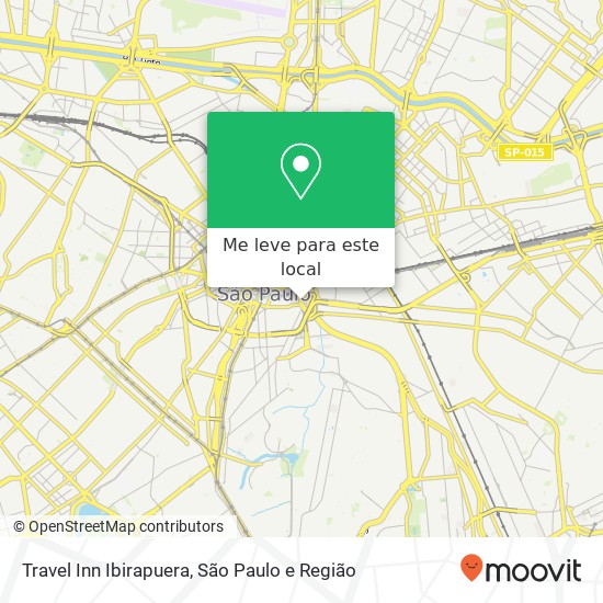 Travel Inn Ibirapuera mapa