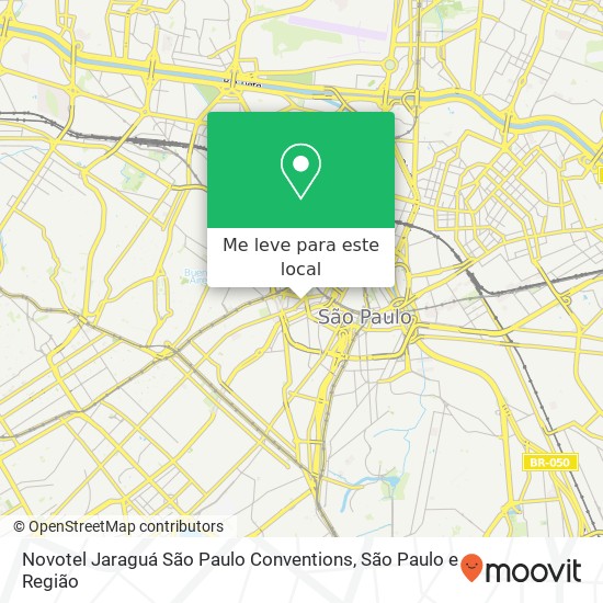 Novotel Jaraguá São Paulo Conventions mapa