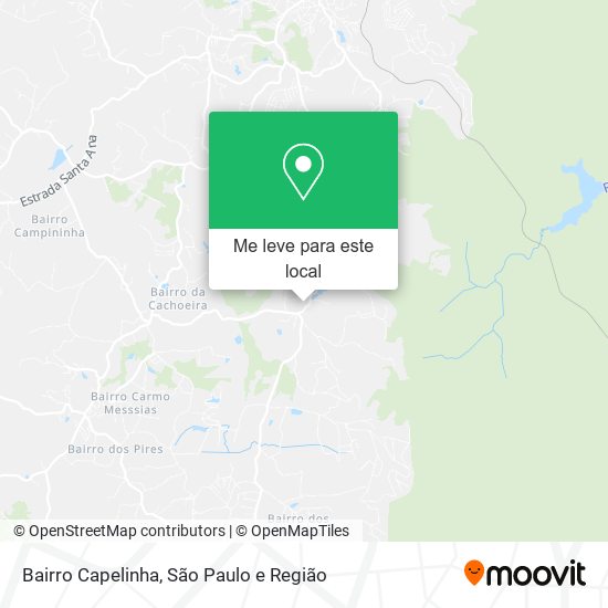 Bairro Capelinha mapa
