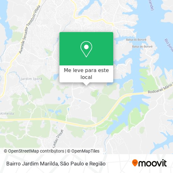 Bairro Jardim Marilda mapa