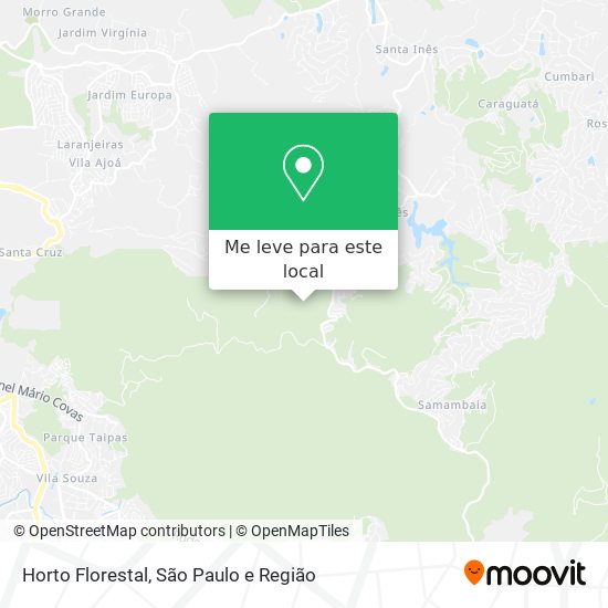 Horto Florestal mapa