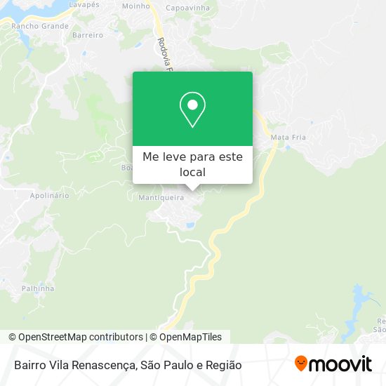 Bairro Vila Renascença mapa