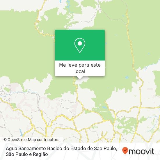 Água Saneamento Basico do Estado de Sao Paulo mapa