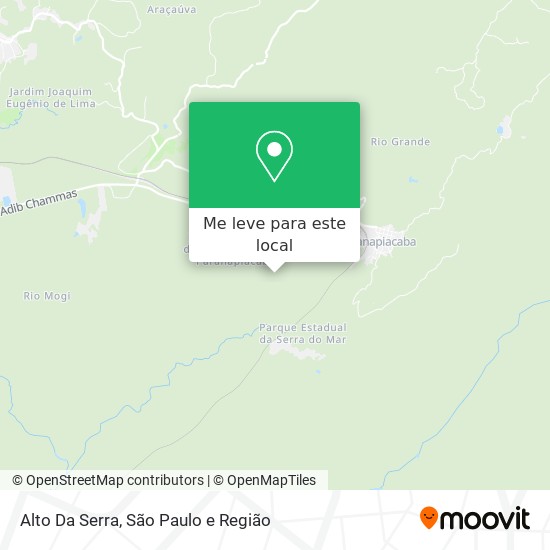 Alto Da Serra mapa