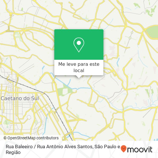 Rua Baleeiro / Rua Antônio Alves Santos mapa