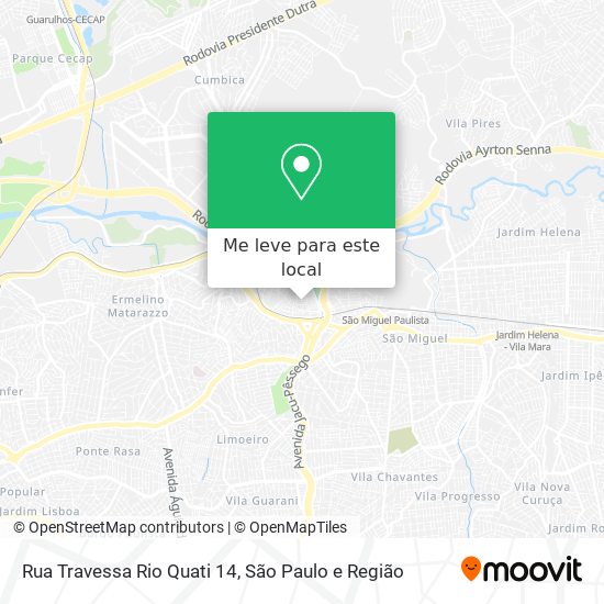 Rua Travessa Rio Quati 14 mapa