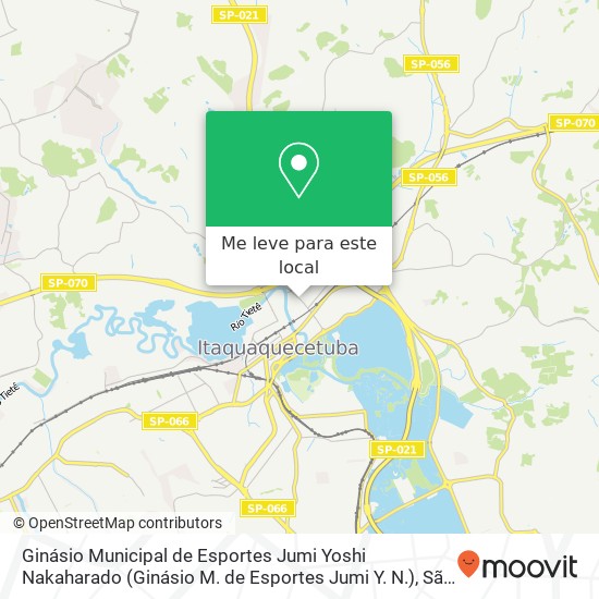 Ginásio Municipal de Esportes Jumi Yoshi Nakaharado (Ginásio M. de Esportes Jumi Y. N.) mapa