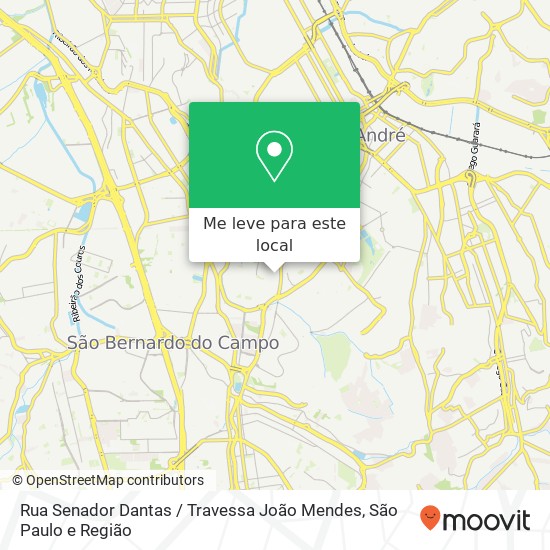 Rua Senador Dantas / Travessa João Mendes mapa