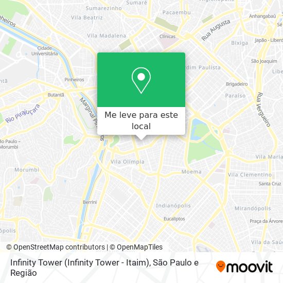Infinity Tower (Infinity Tower - Itaim) mapa