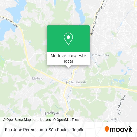 Rua Jose Pereira Lima mapa