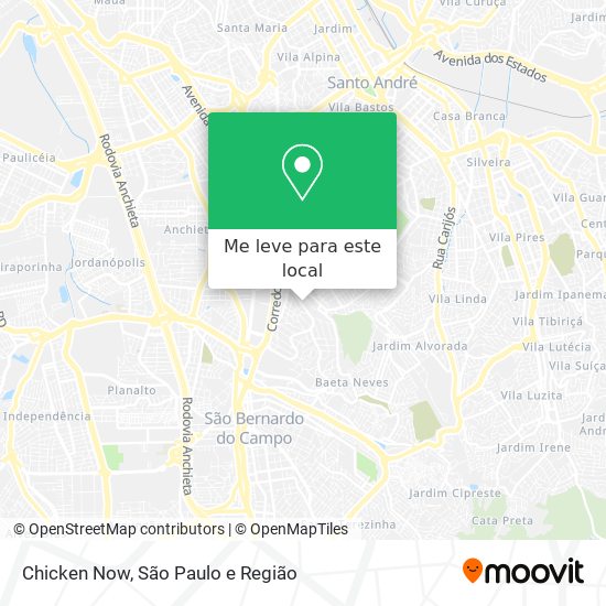 Chicken Now mapa