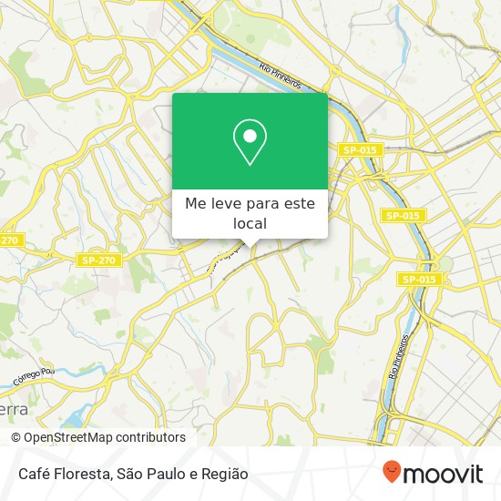 Café Floresta, Butantã São Paulo-SP 05512-000 mapa