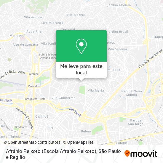 Afrânio Peixoto (Escola Afranio Peixoto) mapa