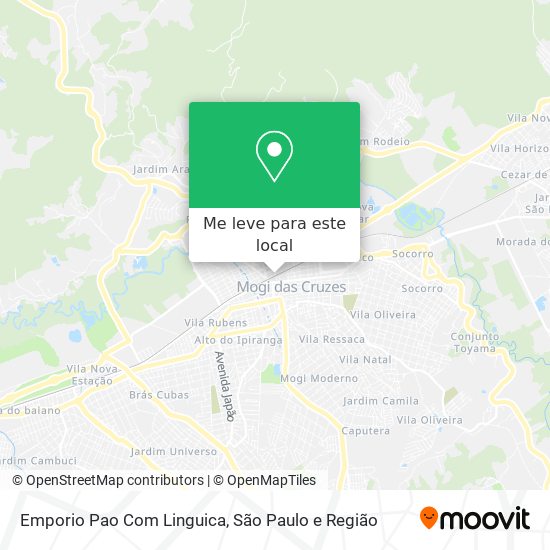 Emporio Pao Com Linguica mapa